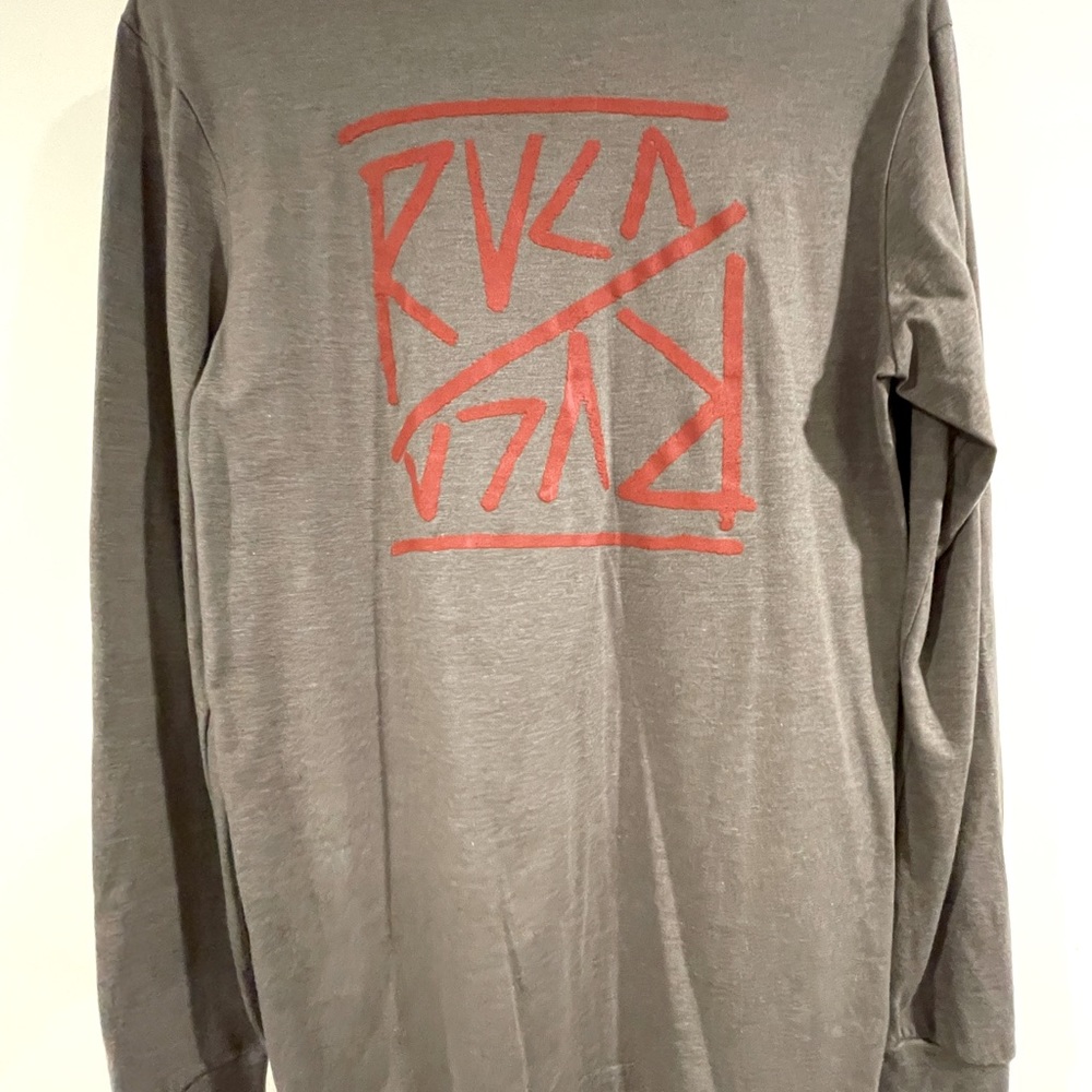 RVCA grey long sleeve